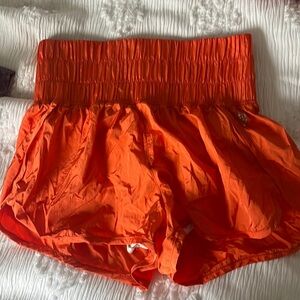 Free people movement the way home athletic shorts size small orange